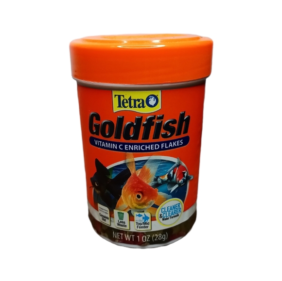 Tetra Fish Tetra Goldfish Flakes Vitamin C Enriched Fish Food Oz